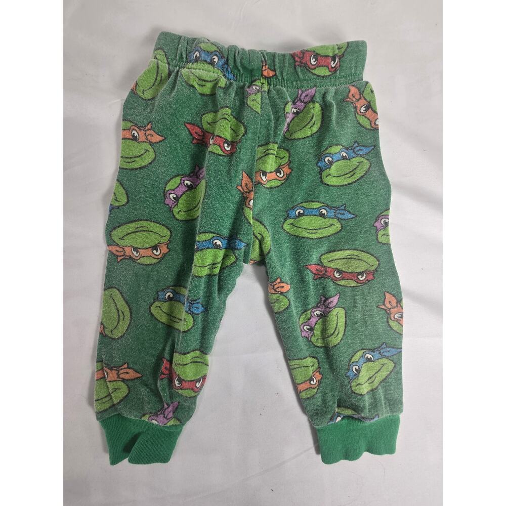 Teenage Mutant Ninja Turtles Pajama Pants Infant 12M Green TMNT Sleepwear